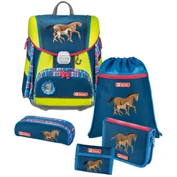 Step by Step Schulranzen-Set TOUCH DIN Horse Family 5-teilig
