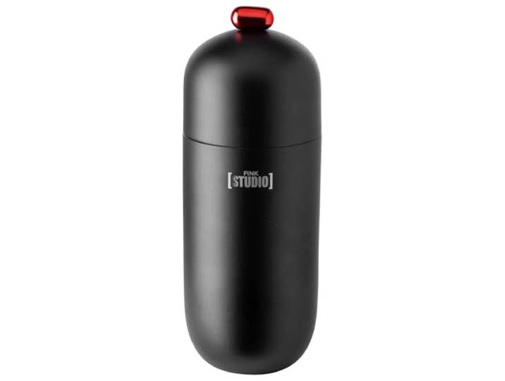 Fink matt schwarzer Cocktailshaker 23 cm pulverbeschichtet für Mixgetränke