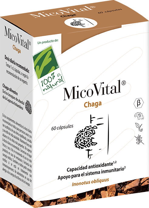 100% Natural MicoVital Chaga 60 Capsules