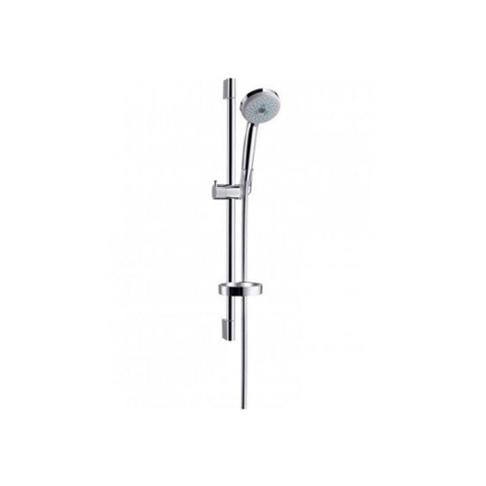 hansgrohe Croma 100 Multi 3jet Brauseset 27775000 chrom, mit 65 cm Brausestange Unica C