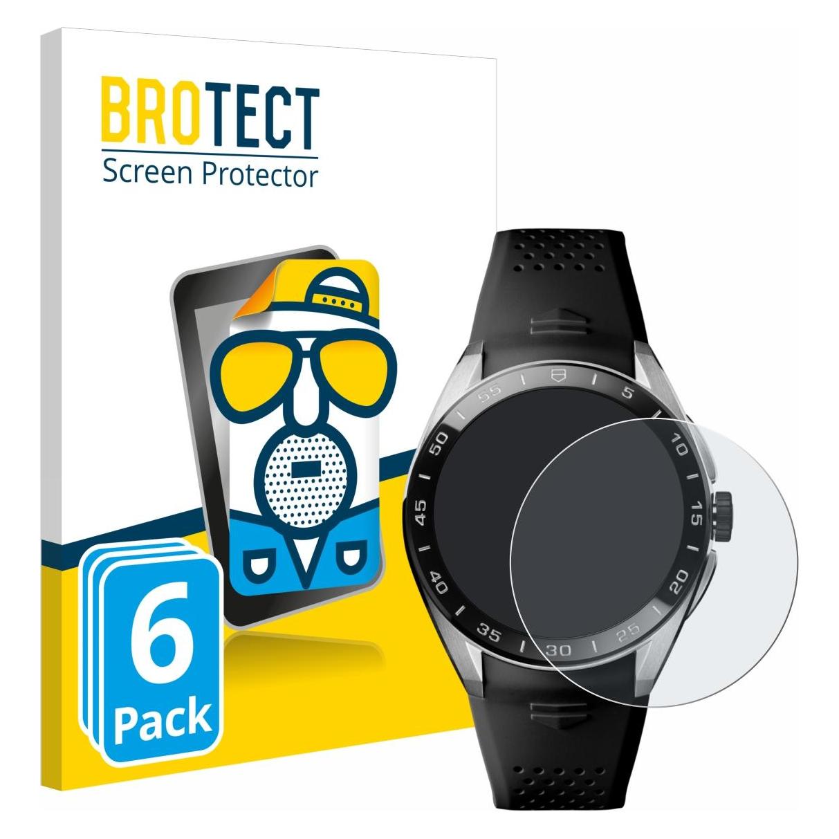 Brotect Entspiegelungsfolie für TAG Heuer Connected Calibre E5 (45 mm) Displayschutz Displayschutzfolie (4161102)