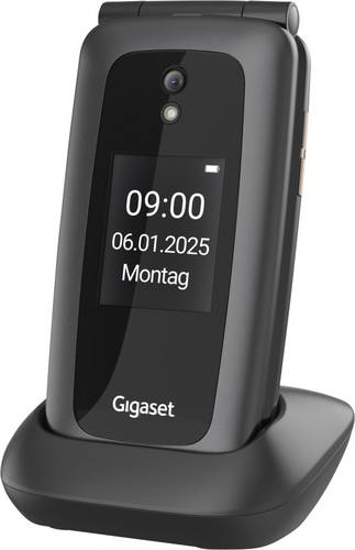 Gigaset GL795 Senioren-Klapp-Handy Schwarz