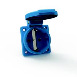 Bals Elektrotechnik 71099 Anbau-Steckdose mit Deckel IP54 Blau