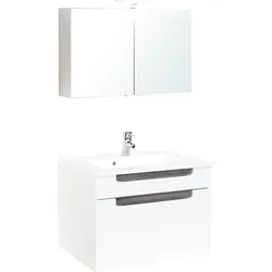 Badezimmer in Weiss/ Eichefarbe 'Siena'