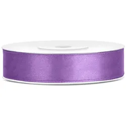 PartyDeco Satin Geschenkband lavendel 25m 12mm breit