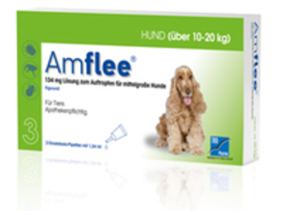 TAD Pharma GmbH AMFLEE 134 mg Spot-on Lsg.f.mittelgr.Hunde 10-20kg 3 St 11099817