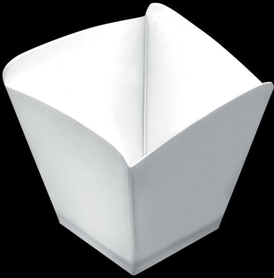 Gold Plast Set 25 Pezzi Coppetta Onda 9 cl Bianco