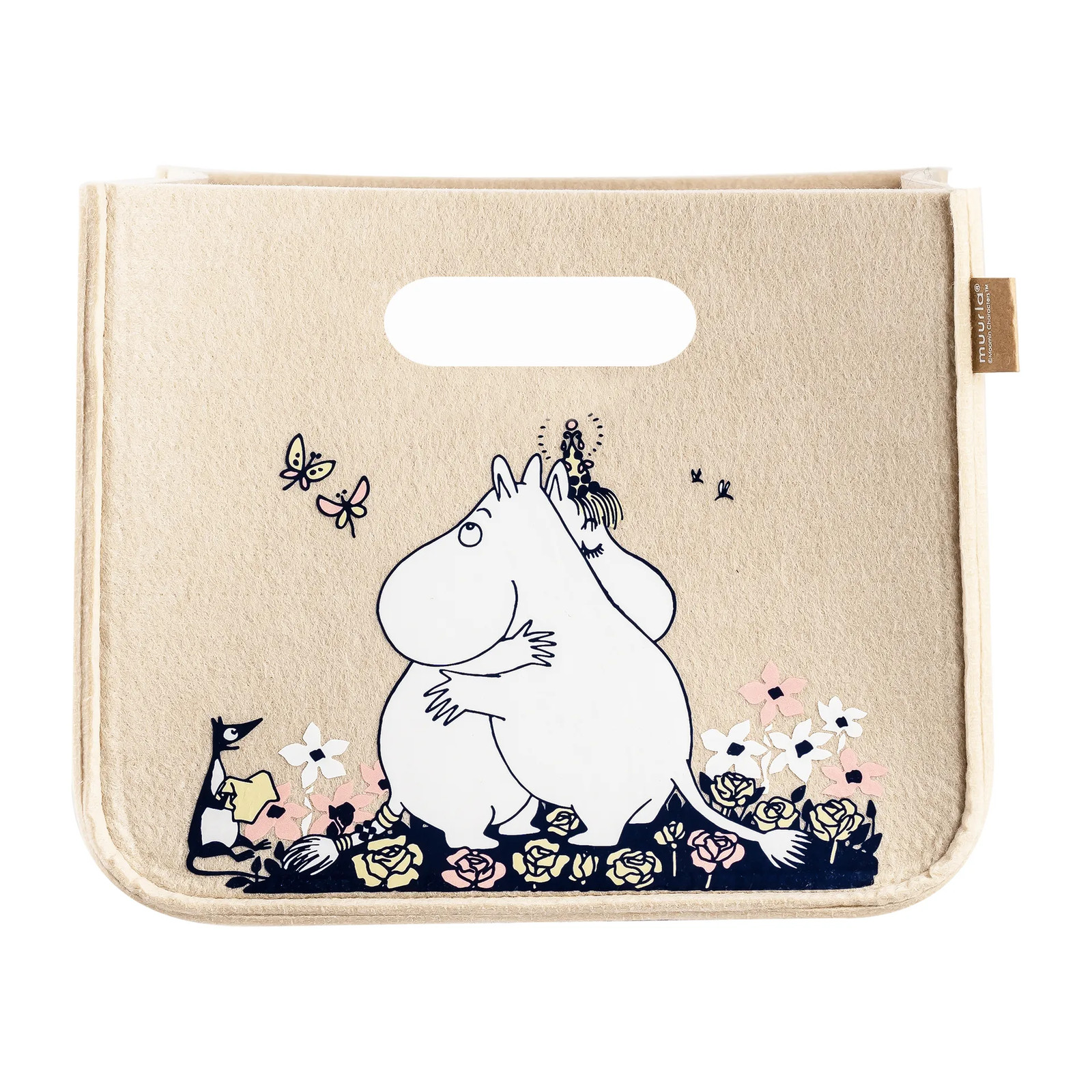 Muurla Moomin Hug opbergmand Beige 26 x 26 cm