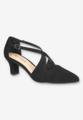 Women's Elegance Pump by Easy Street in Black Lamy (Size 10 M)