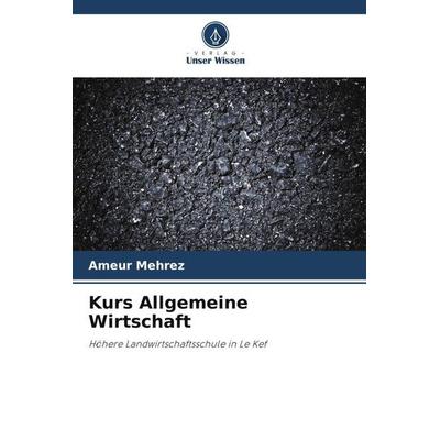 Kurs Allgemeine Wirtschaft, Taschenbuch von Ameur Mehrez, Verlag Unser Wissen, 978-620-6-04990-6