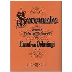 Serenade C-Dur op.10 für Streichtrio, Fachbücher von Ernö (Ernst von) Dohnanyi