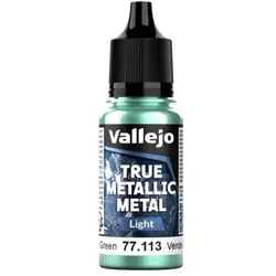 Vallejo True Metallix Metal LIGHT Beetle Green 18ml (113)