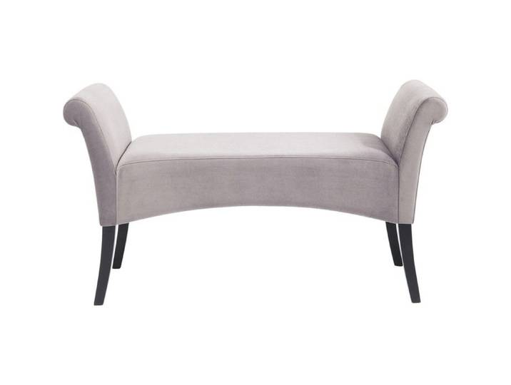Banc Motley velours gris argenté Kare Design