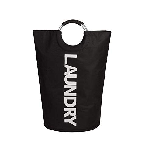 Decopatent Grote wasmand Laundry - Inhoud 81 liter - Zwart - Opvouwbaar met handvat