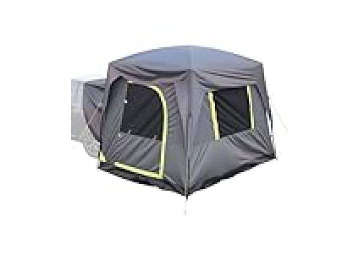 VEVOR Tente de hayon de SUV, 2480 x 3080 mm, Tente arrière SUV de Camping imperméable, Conception spacieuse à Double Couche pour 5-8 Personnes, avec fenêtres en Maille, Double Toit, Sac de Rangement
