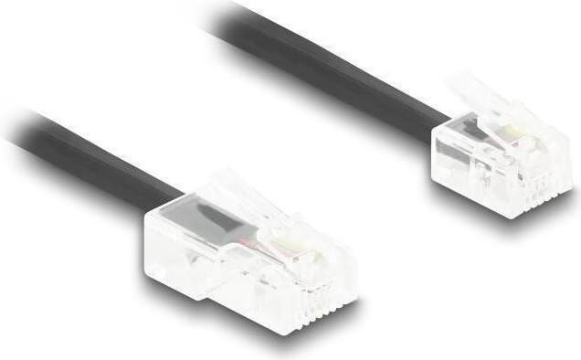 Delock 88479 Telefonkabel Spiralkabel RJ11 naar RJ45 2m