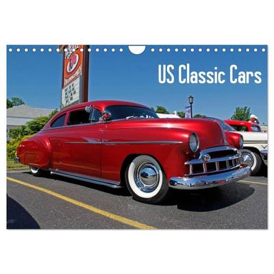 US Classic Cars (Wall Calendar 2026 DIN A4 landscape), CALVENDO 12 Month Wall Calendar