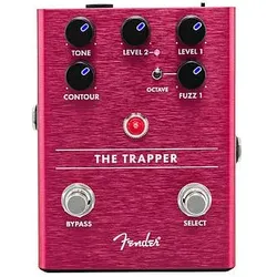 Fender The Trapper Fuzz effectpedaal (Gitarre), Effektpedal, Schwarz