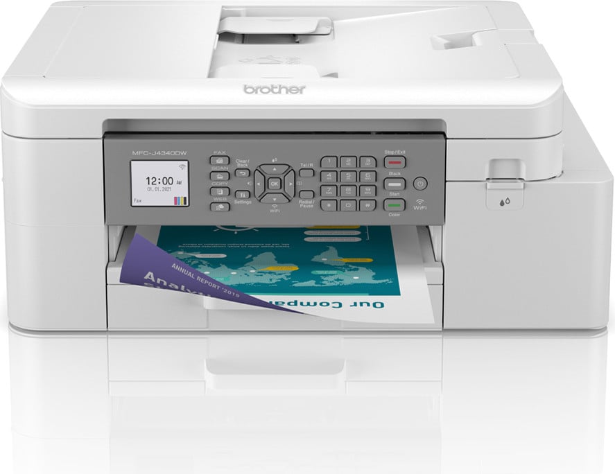 Brother MFC-J4335DW 4-in-1 Tintenstraal Multifunctionele Printer Grijs
