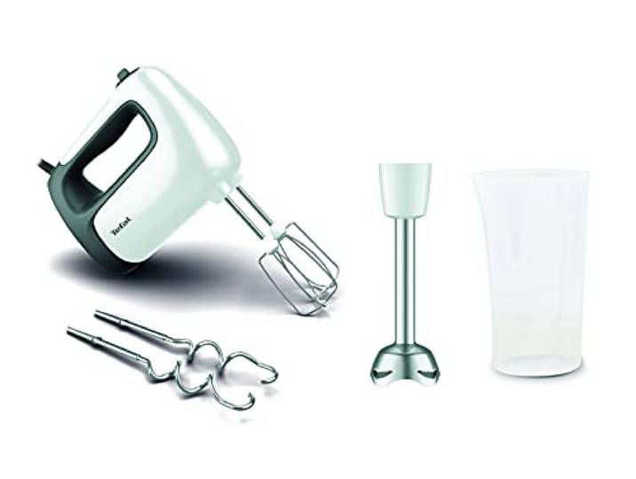 Tefal Prep'Mix+ handmixer 500 W, 5 snelheden, turbo, staafmixervoet HT4621
