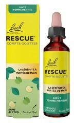 Rescue ® Compte-Gouttes Pomme Menthe 20 ml - Flacon compte goutte 20 ml