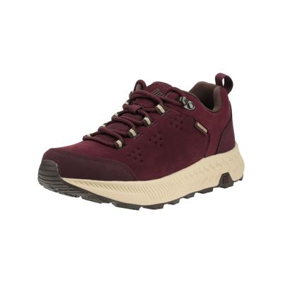 Trekkingschuh WALDLÄUFER "Waldläufer Wanderschuhe Nubukleder", Damen, Gr. 40, Textil, rot (bordeaux), Nubukleder, Schuhe Trekkingschuh