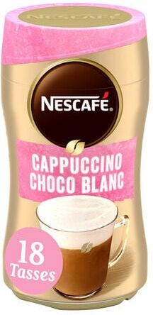 nescafe Nescafé - Cappuccino Choco Blanc Löslicher Kaffee - 270 G - MaxiCoffee