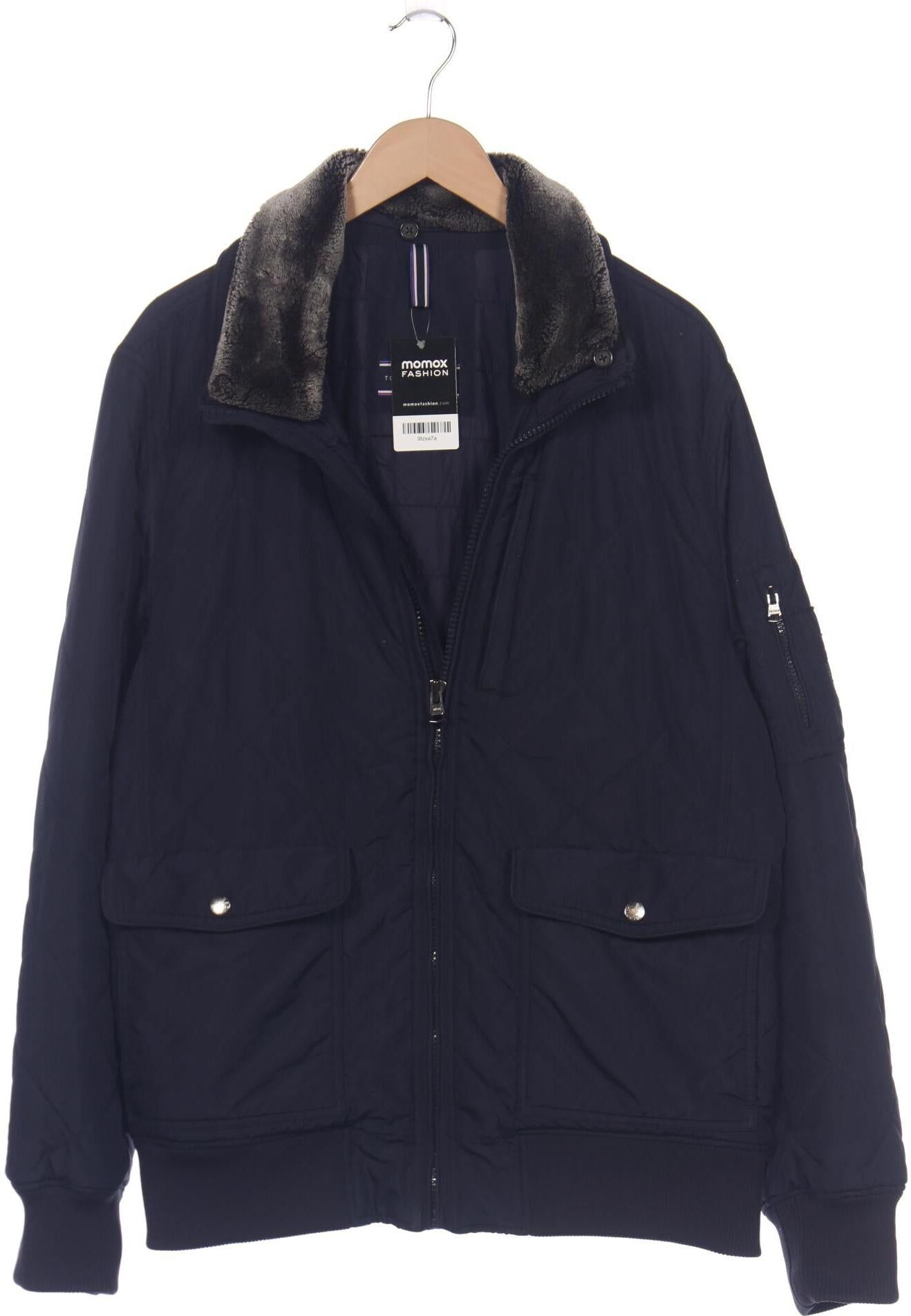 Tommy Hilfiger Herren Jacke, Marineblau, Gr. XL, Synthetik - Second Hand