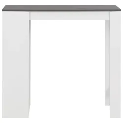 vidaXL Bartisch mit Regal Weiß 110x50x103 cm Orion Prestige-Modell
