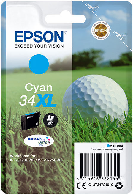 TINTEIRO EPSON 34 XL CYAN
