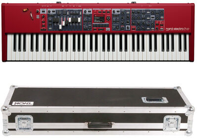Clavia Nord Electro 7 HP Case Bundle Schwarz