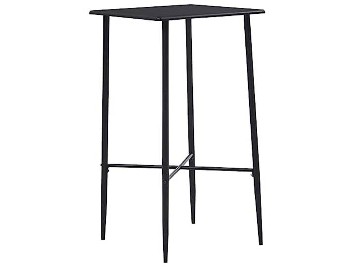 Barmöbel Set 3tlg. Stoff, Dunkelgrau MDF-Tisch, Stahlrahmen, Ergonomische Sitzfläche, 110 kg Tragkraft, für Haus und Garten