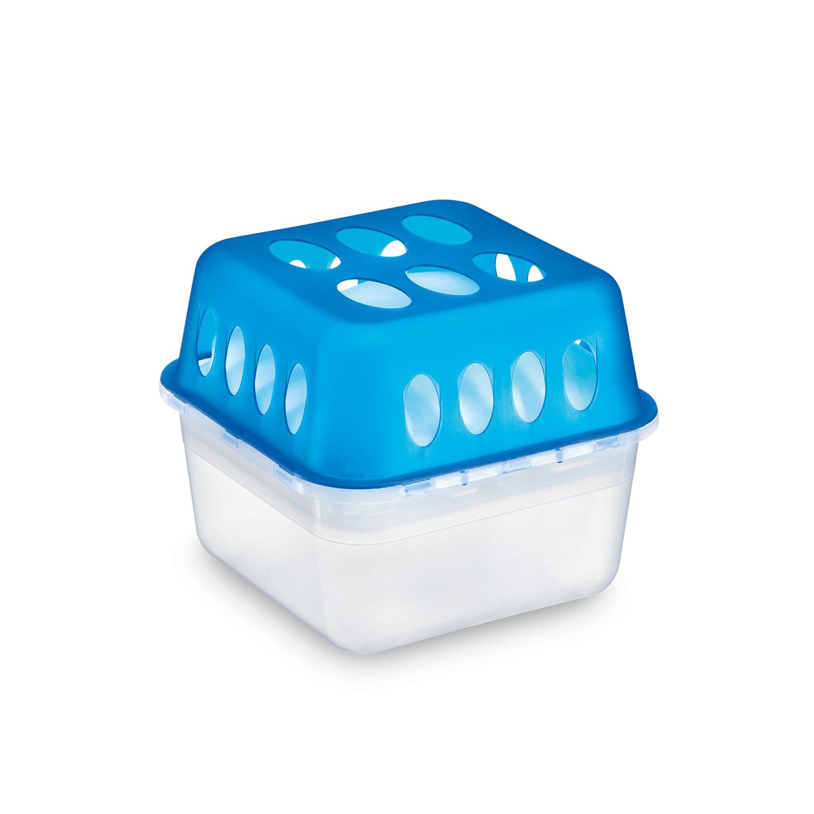 EASYmaxx Luftentfeuchter blau/weiß Set 6-tlg. 2x Box 4x Nachfüllpack