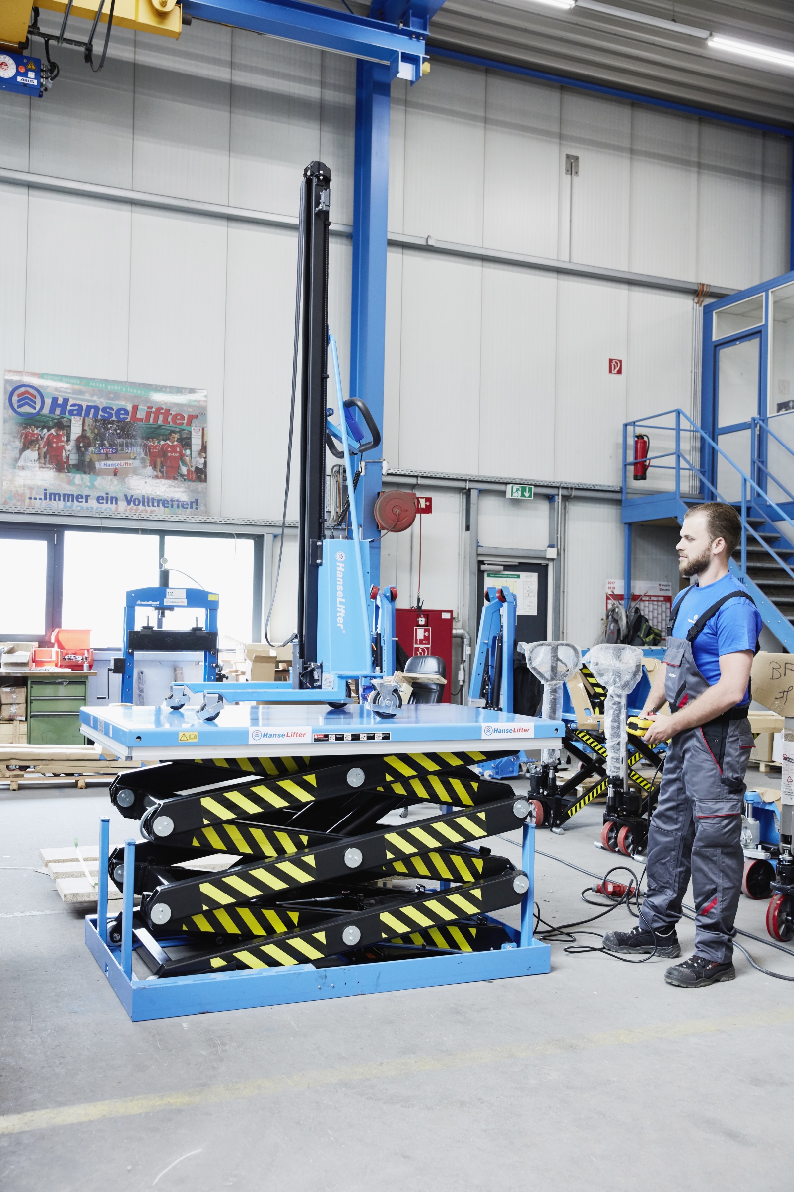 Hanselifter Hubtisch TRSHT 230V Hubhöhe 3000mm Tragkraft 2000kg