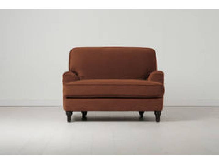 Model 15 Loveseat, Umbrabraun