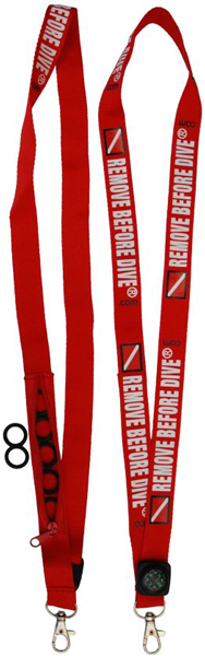 M&M Schlüsselband - Remove before Dive
