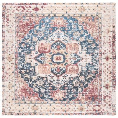 SAFAVIEH Handmade Saffron Traditional Tribal Ivory/Rust Cotton Rug