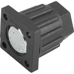 GERÄTEFUß HÖHENVERSTELLBAR, D=30, H=35-50, H1=35-50, THERMOPLAST, KOMP:STAHL