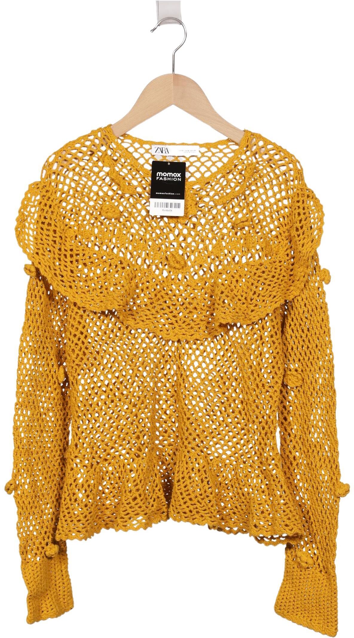 Zara Mädchen Pullover, Gelb, Gr. S, kein / Etikett - Second Hand