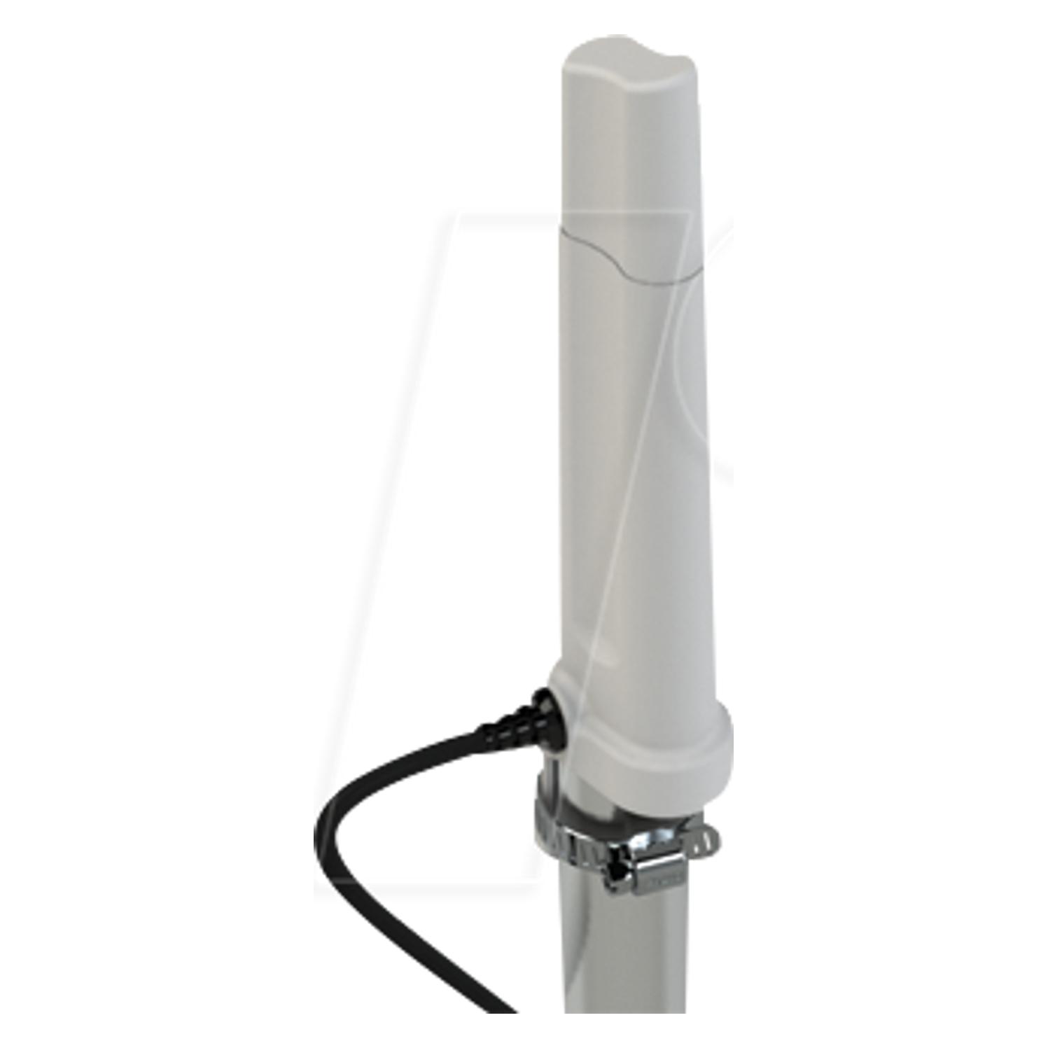 Poynting Antennen . LTEGSM . MastWand . AOMNI028002V1 . weiss . SMA M . 4dbi OM (Antennenadapter) (A-OMNI-0280-02-V1)