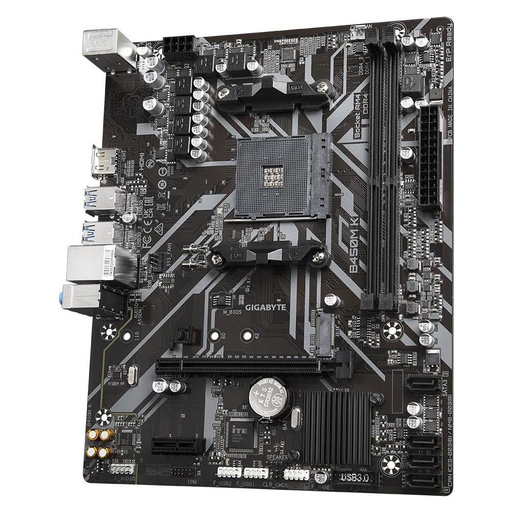 Gigabyte GBT AMD AM4 B450M K (AM4, AMD B450, mATX) (B450M K)
