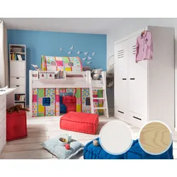 INFANSKIDS Kinder- und Jugendzimmer Kleiderschrank 2-türig / Kiefer gelaugt