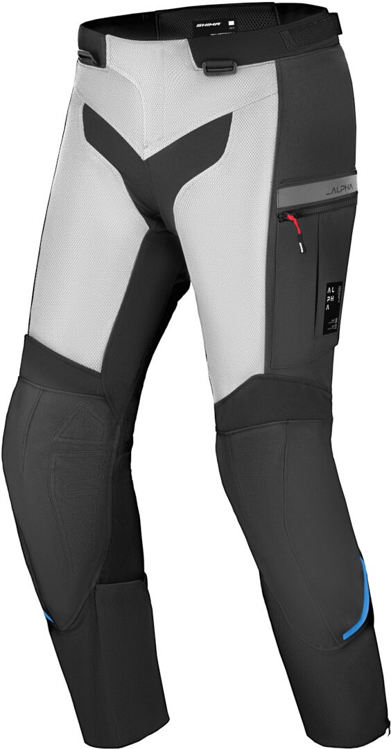SHIMA Alpha wasserdichte Motorrad Textilhose ALPHA-MEN-PNT-BLUE-XL