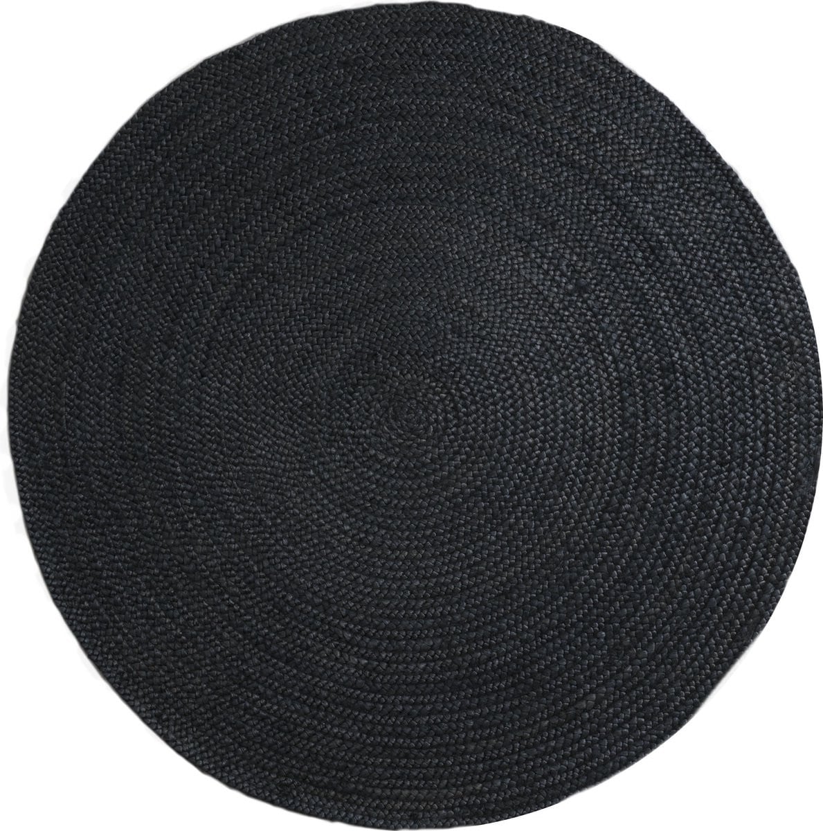 Veer Carpets Vloerkleed Jute Rond Antraciet