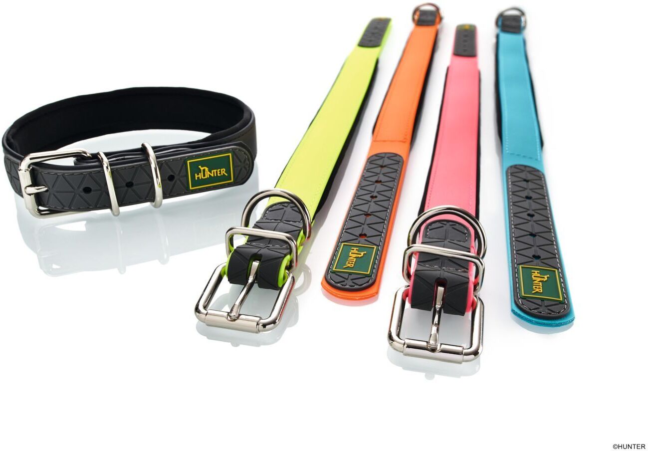 DOG SPORT HUNTER Halsband Convenience Comfort M (50), neongelb