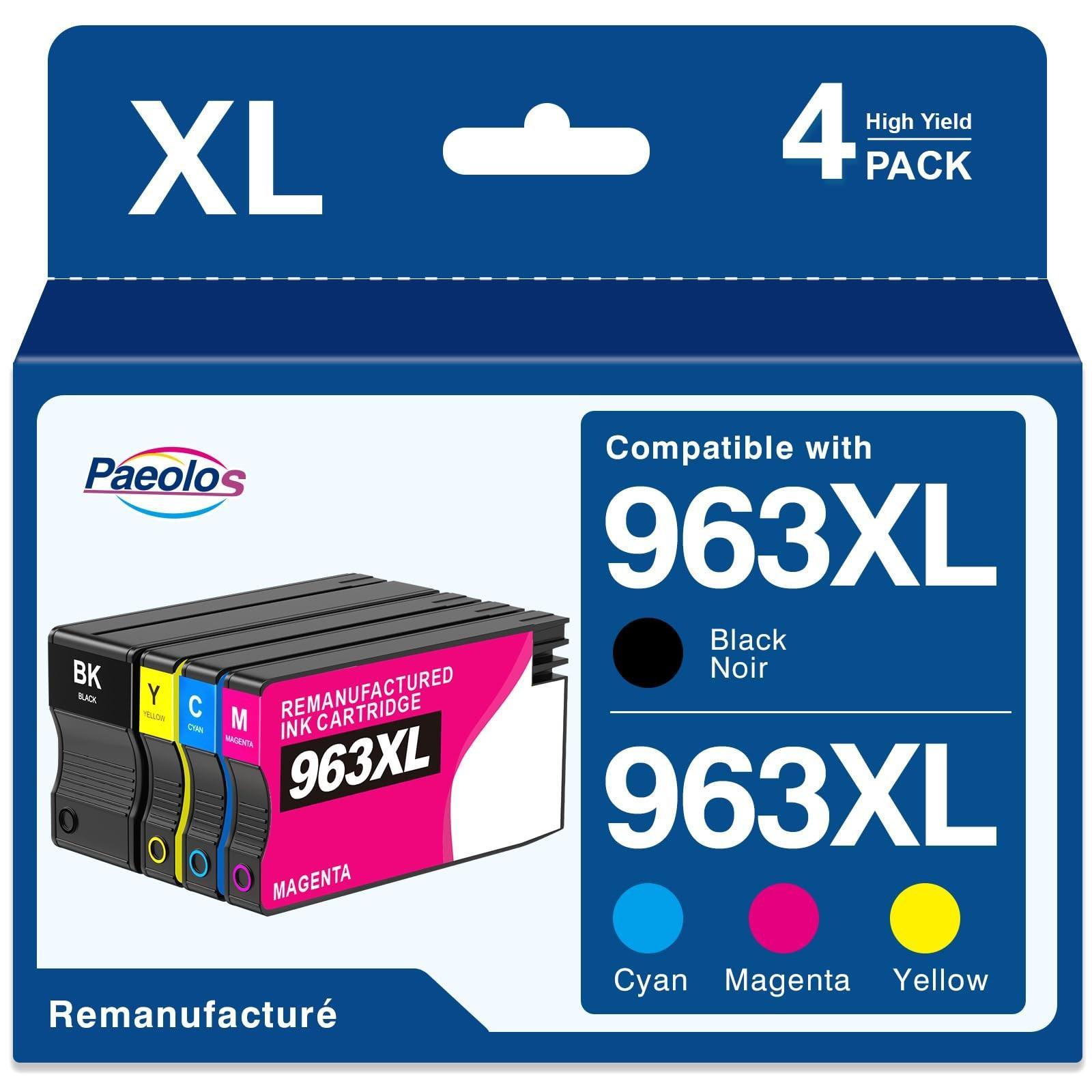 Merkloze Inktcartridges Multipack 963XL Gerecycled, 4 stuks