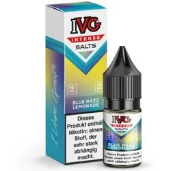 IVG Intense Blue Razz Lemonade NicSalt Liquid 10ml / 20mg