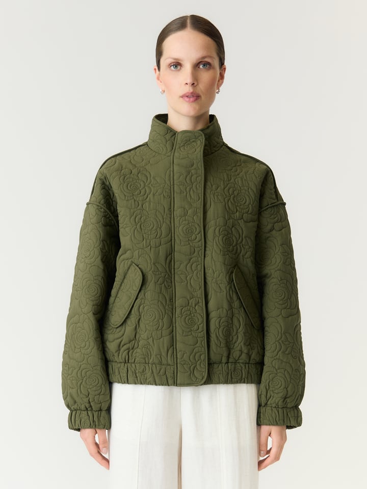 YAS Übergangsjacke in Khaki - 36