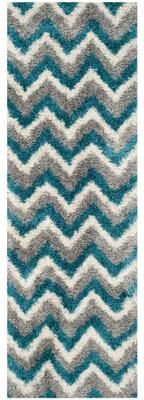SAFAVIEH Kids Shag Valeryia Nursery Playroom 2-inch Thick Rug