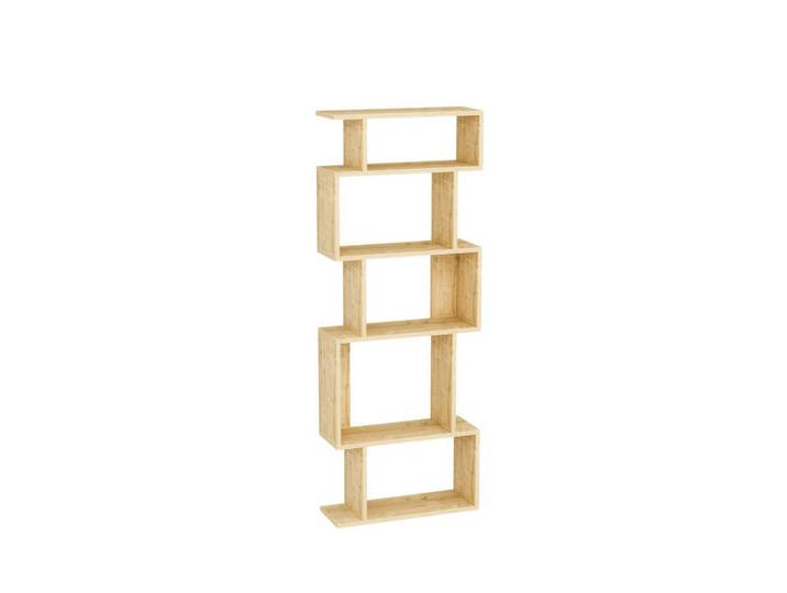 Livetastic Regal, Eichefarben, Holzwerkstoff, 60x160x22 cm, Wohnzimmer, Regal, Bücherregale